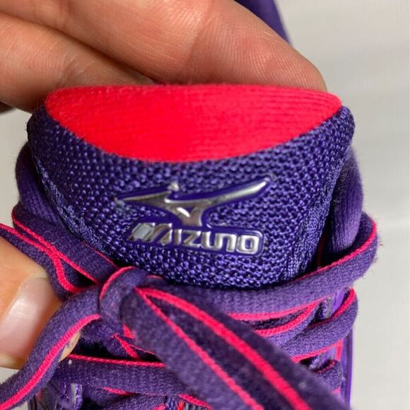 Mizuno Shoes Womens 8 M Purple Wave Inspire 12 Running J1GD164403 Low Top Mesh - Picture 6 of 11